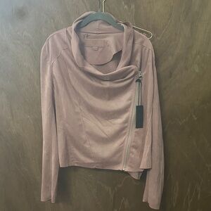 NWT BlankNYC Suede Asymmetrical Zip Jacket